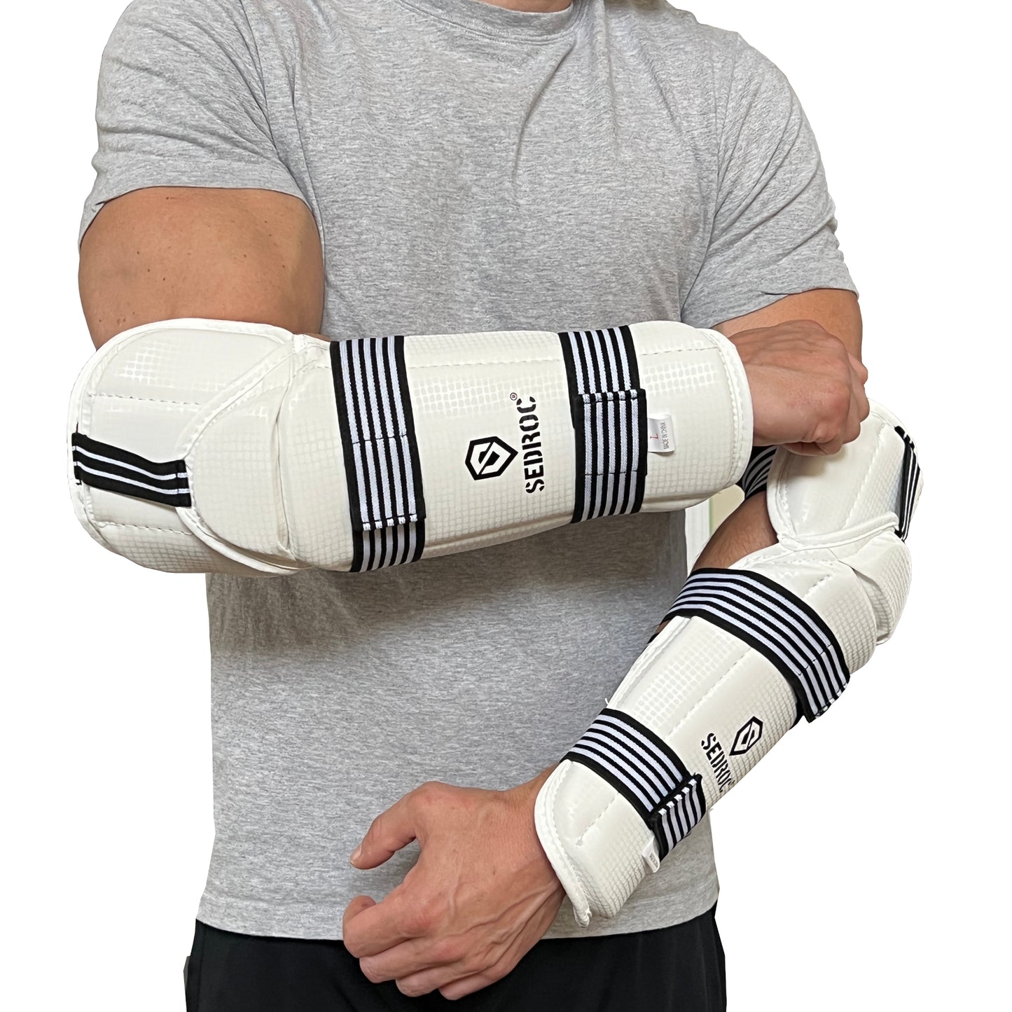 Sedroc Taekwondo Forearm and Elbow Guard Arm Pads, TKD Protector, for Kids and Adults