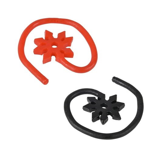 6" Ninja Sticky Star Toy - Red or Black (Sold Individually)