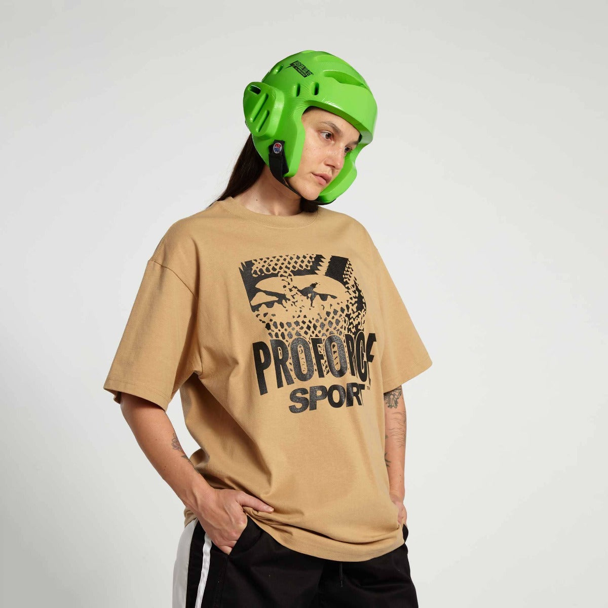 ProForce Sport Chain Link Ninja T-Shirt Khaki