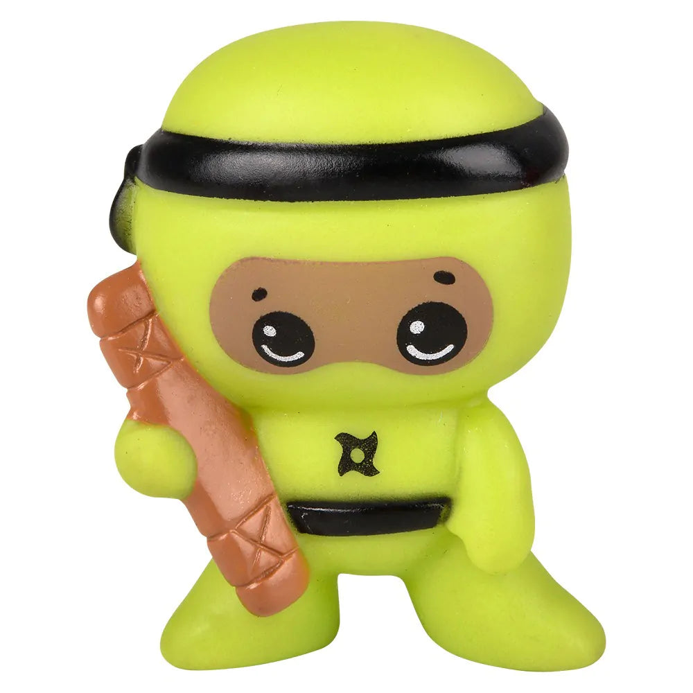 2” Rubber Ninjas - Assorted Styles & Colors (Sold Individually)