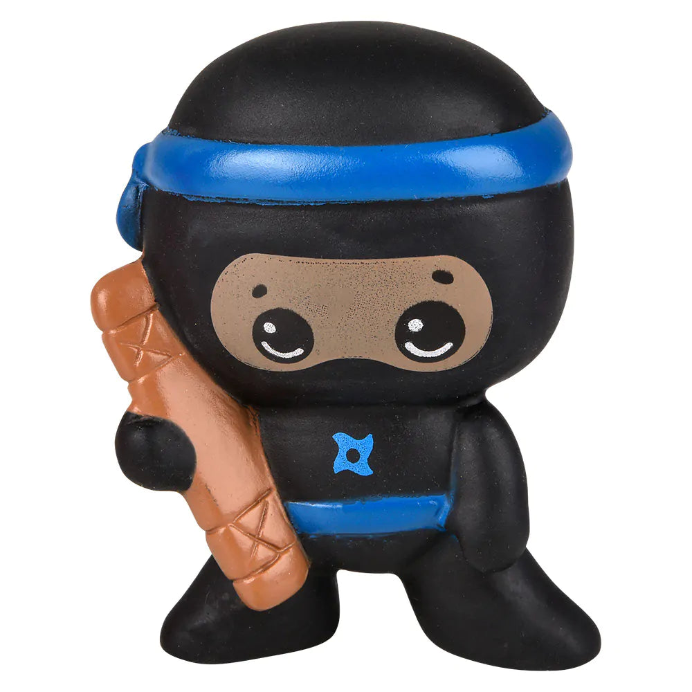 2” Rubber Ninjas - Assorted Styles & Colors (Sold Individually)