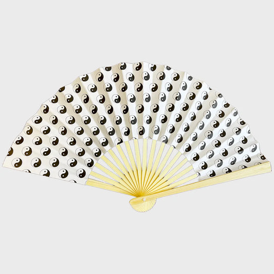 Yin Yang Bamboo Folding Fan